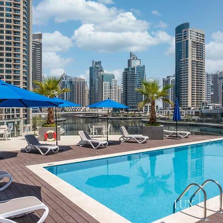Lux - Contemporary Suite With Full Marina View Dubai Exteriör bild