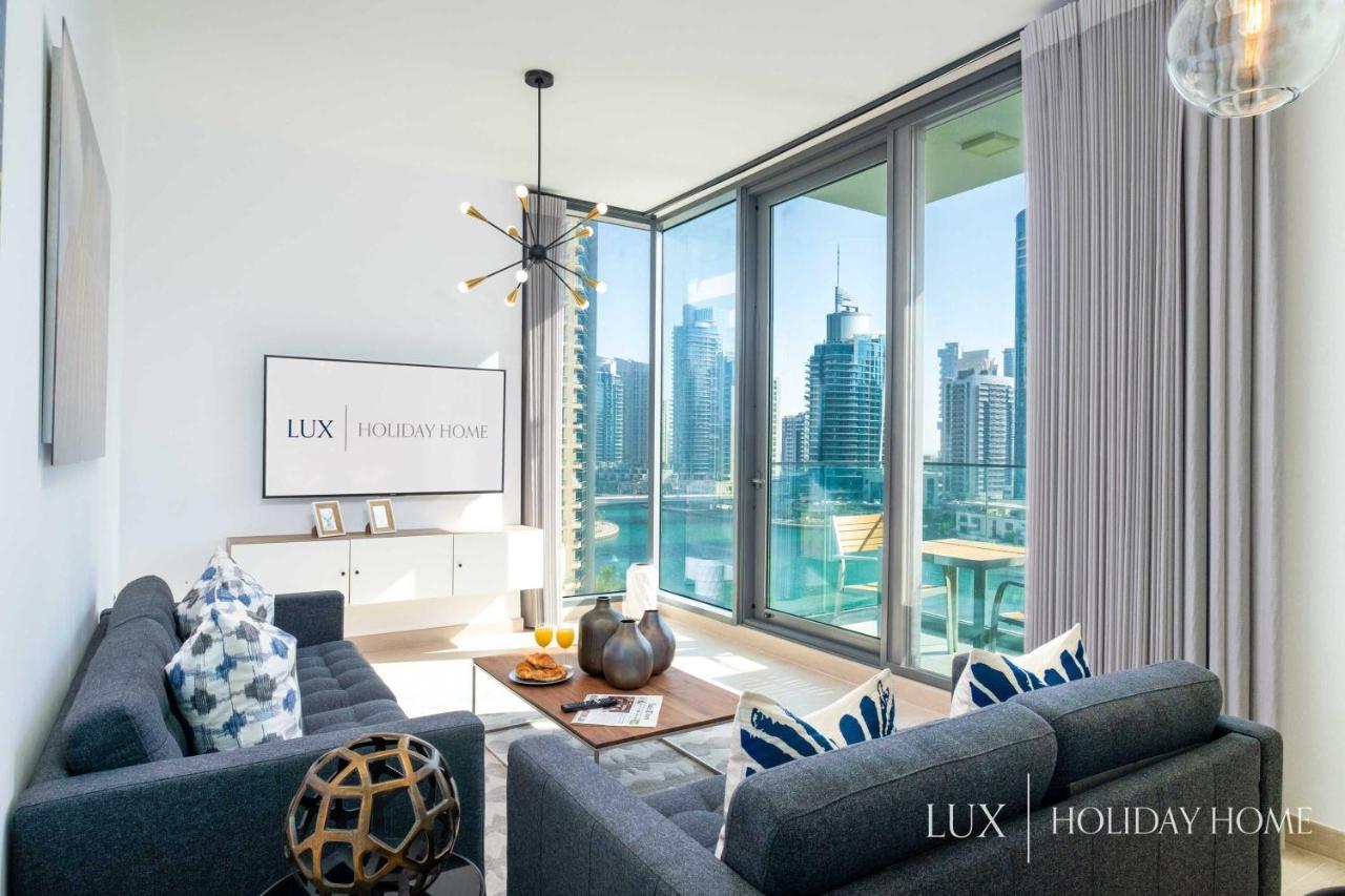 Lux - Contemporary Suite With Full Marina View Dubai Exteriör bild