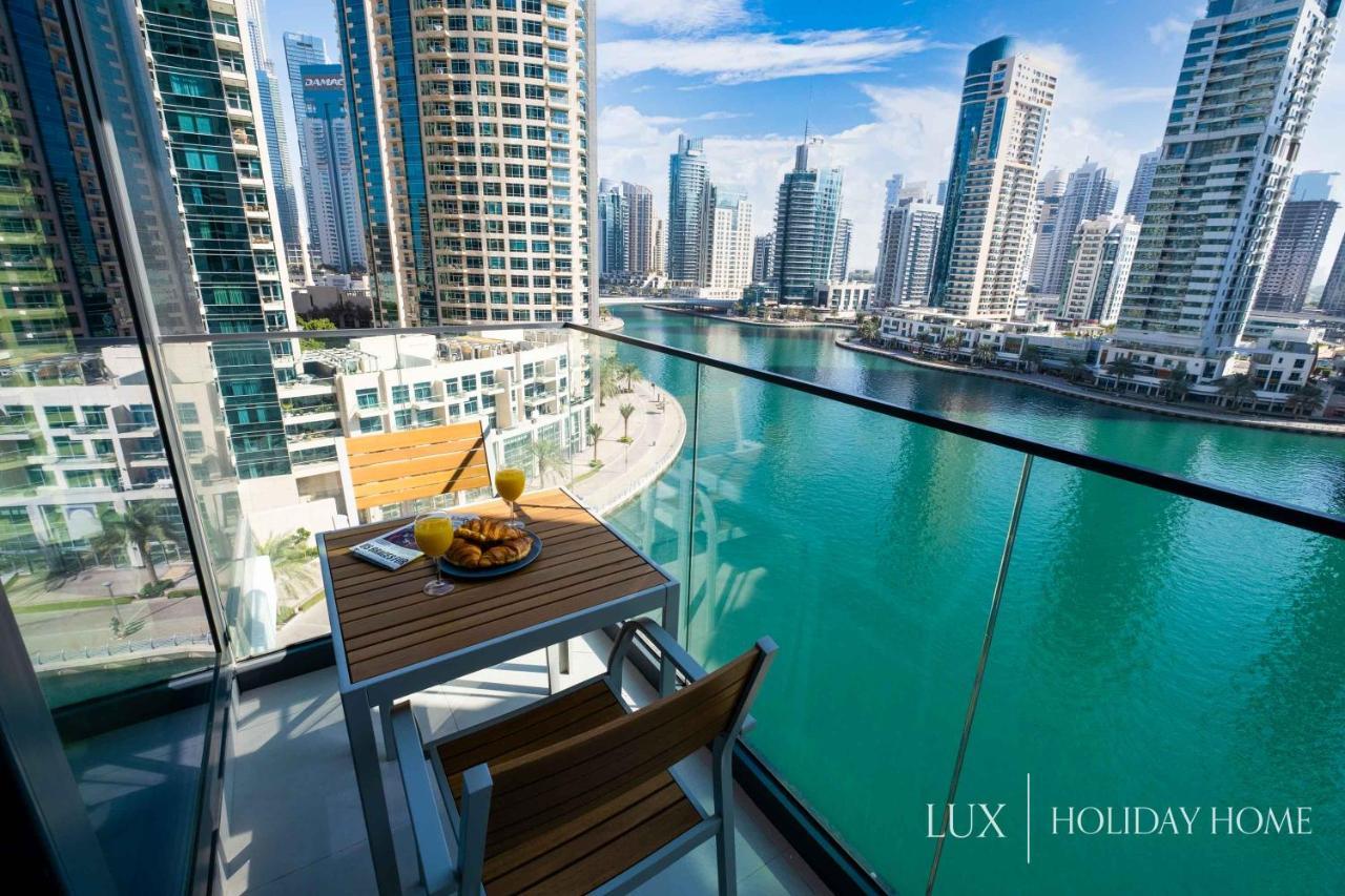 Lux - Contemporary Suite With Full Marina View Dubai Exteriör bild