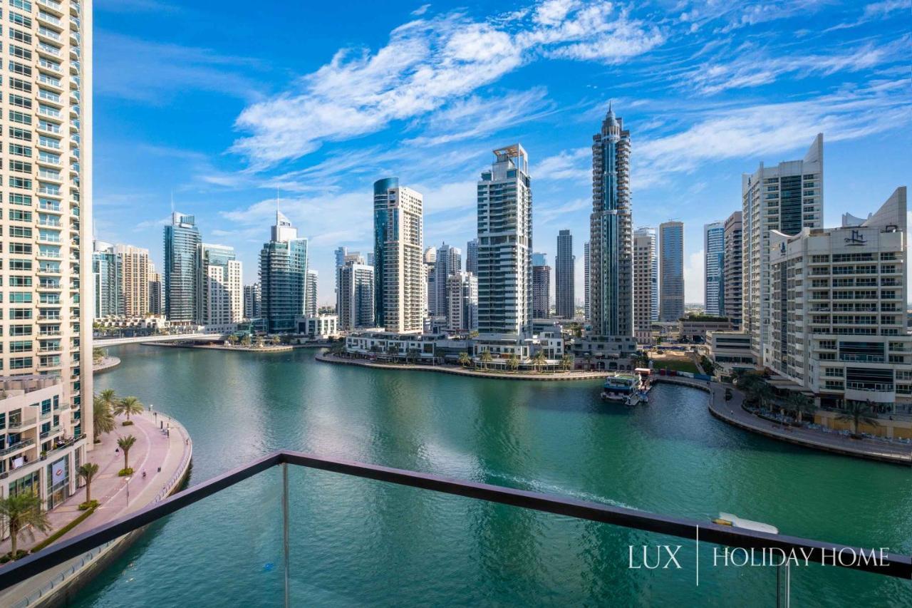Lux - Contemporary Suite With Full Marina View Dubai Exteriör bild