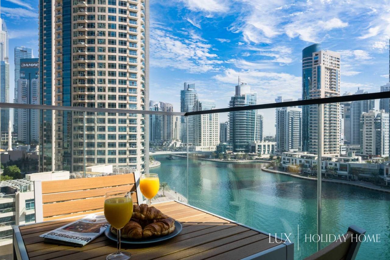 Lux - Contemporary Suite With Full Marina View Dubai Exteriör bild