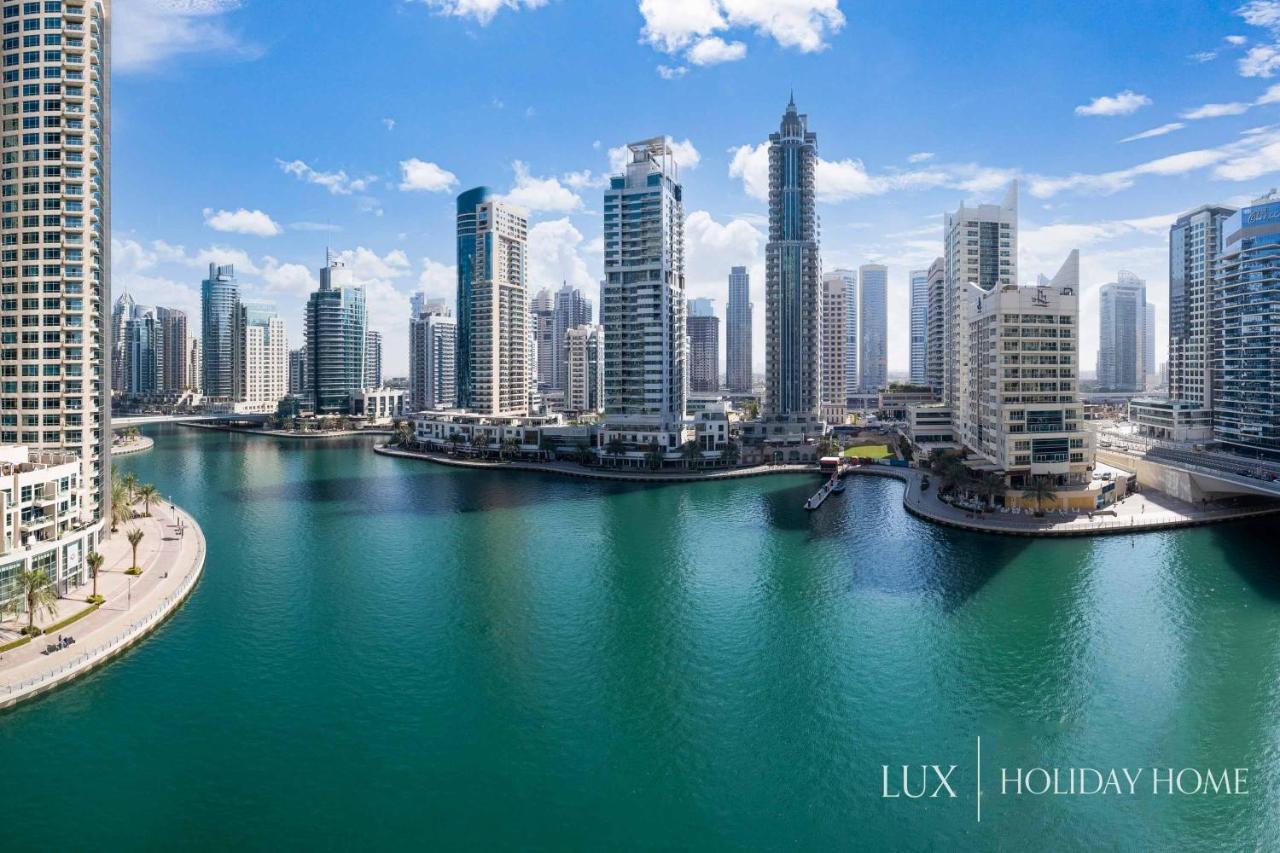 Lux - Contemporary Suite With Full Marina View Dubai Exteriör bild