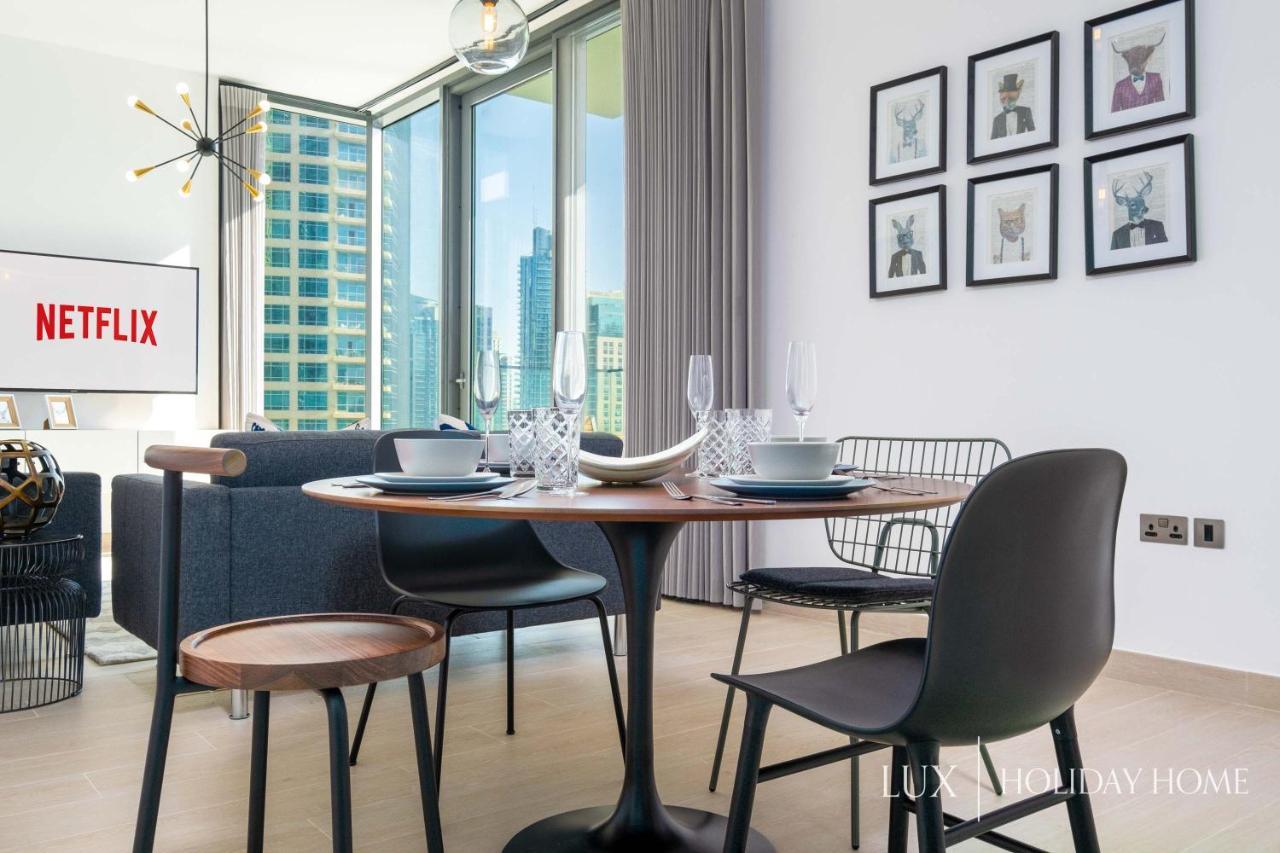 Lux - Contemporary Suite With Full Marina View Dubai Exteriör bild