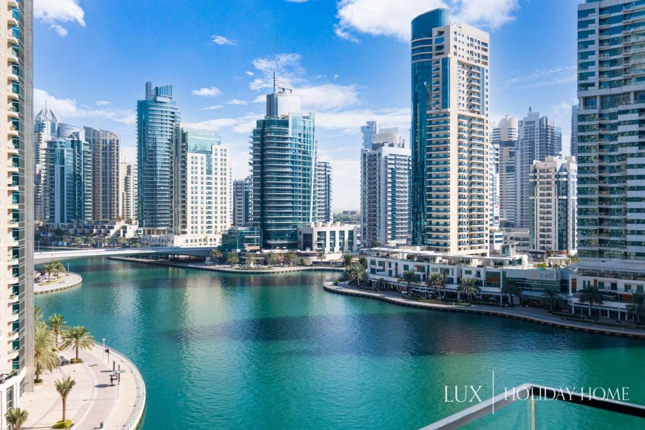 Lux - Contemporary Suite With Full Marina View Dubai Exteriör bild
